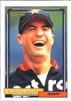 #161 Casey Candaele - Houston Astros - 1992 O-Pee-Chee Baseball