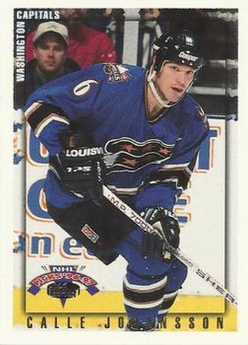 #161 Calle Johansson - Washington Capitals - 1996-97 Topps NHL Picks Hockey