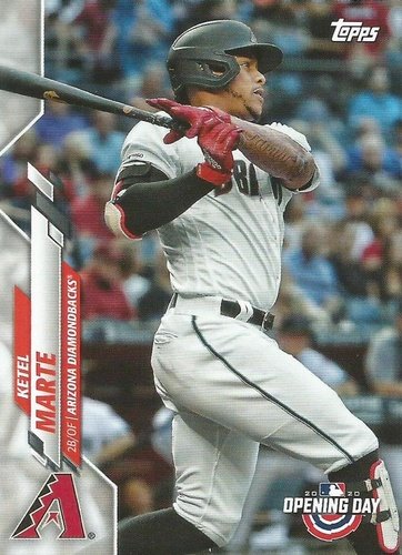 #161 Ketel Marte - Arizona Diamondbacks - 2020 Topps Opening Day Baseball