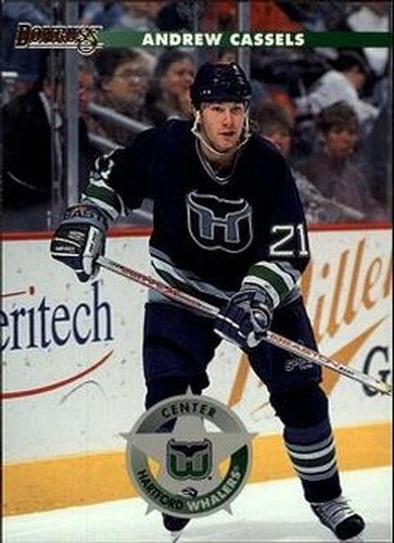 #162 Andrew Cassels - Hartford Whalers - 1996-97 Donruss Hockey