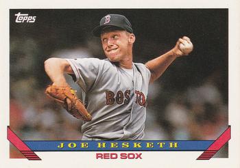 #162 Joe Hesketh - Boston Red Sox - 1993 Topps Baseball