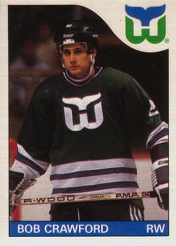 #162 Bob Crawford - Hartford Whalers - 1985-86 O-Pee-Chee Hockey