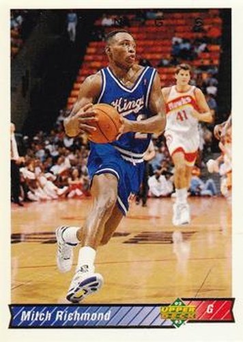 #162 Mitch Richmond - Sacramento Kings - 1992-93 Upper Deck Basketball