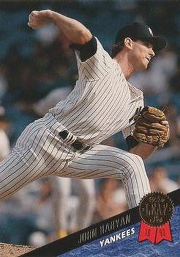 #162 John Habyan - New York Yankees - 1993 Leaf Baseball