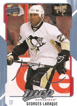 #162 Georges Laraque - Montreal Canadiens - 2008-09 Upper Deck MVP Hockey