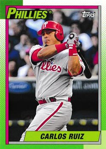 #162 Carlos Ruiz - Philadelphia Phillies - 2013 Topps Archives Baseball