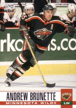 #162 Andrew Brunette - Minnesota Wild - 2003-04 Pacific Hockey