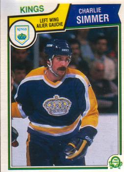 #162 Charlie Simmer - Los Angeles Kings - 1983-84 O-Pee-Chee Hockey