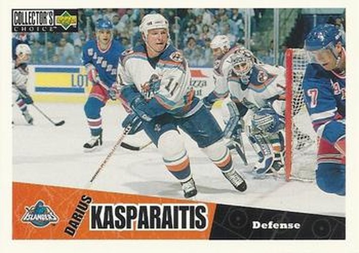 #162 Darius Kasparaitis - New York Islanders - 1996-97 Collector's Choice Hockey