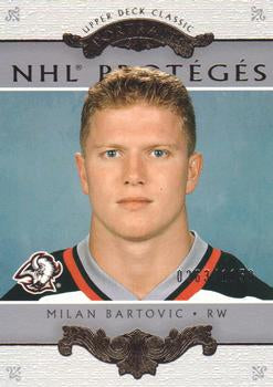 #162 Milan Bartovic - Buffalo Sabres - 2003-04 Upper Deck Classic Portraits Hockey