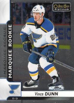 #162 Vince Dunn - St. Louis Blues - 2017-18 O-Pee-Chee Platinum Hockey