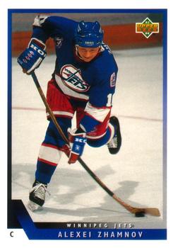 #162 Alexei Zhamnov - Winnipeg Jets - 1993-94 Upper Deck Hockey