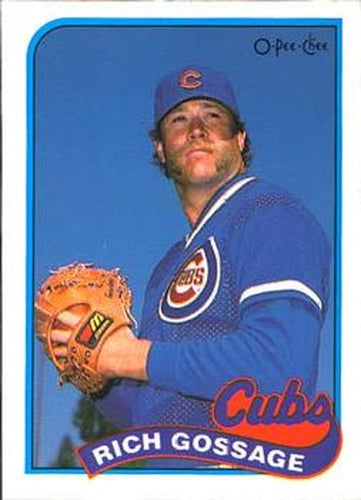 #162 Rich Gossage - Chicago Cubs - 1989 O-Pee-Chee Baseball