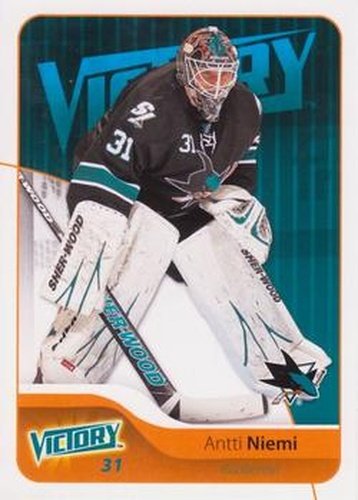 #162 Antti Niemi - San Jose Sharks - 2011-12 Upper Deck Victory Hockey