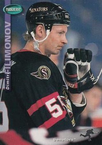 #162 Dmitri Filimonov - Ottawa Senators - 1994-95 Parkhurst Hockey