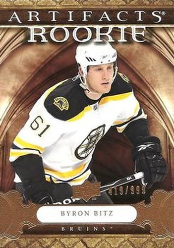 #162 Byron Bitz - Boston Bruins - 2009-10 Upper Deck Artifacts Hockey