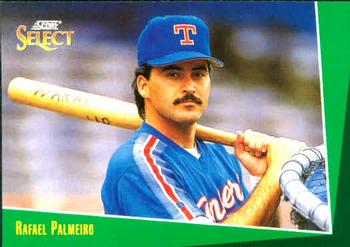 #162 Rafael Palmeiro - Texas Rangers - 1993 Select Baseball