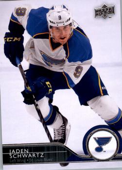 #162 Jaden Schwartz - St. Louis Blues - 2014-15 Upper Deck Hockey