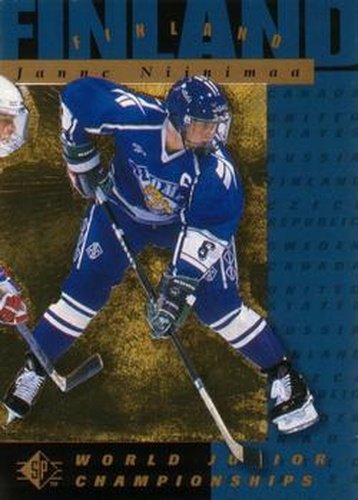 #162 Janne Niinimaa - Finland - 1994-95 SP Hockey