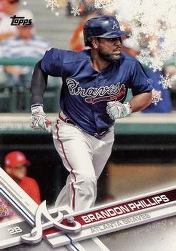 #HMW162 Brandon Phillips - Atlanta Braves - 2017 Topps Holiday Baseball