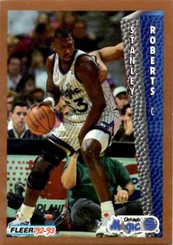 #162 Stanley Roberts - Orlando Magic - 1992-93 Fleer Basketball