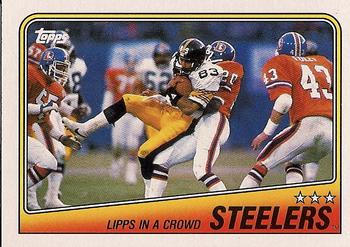 #162 Steelers Team Leaders - Louis Lipps - Pittsburgh Steelers - 1988 Topps Football