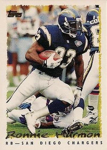 #162 Ronnie Harmon - San Diego Chargers - 1995 Topps Football