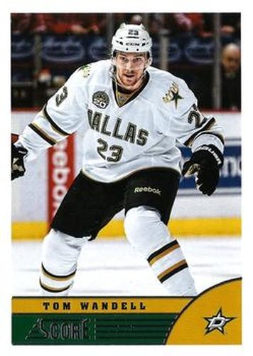 #162 Tom Wandell - Dallas Stars - 2013-14 Score Hockey