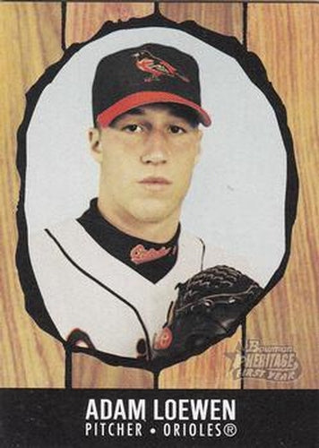 #162 Adam Loewen - Baltimore Orioles - 2003 Bowman Heritage Baseball