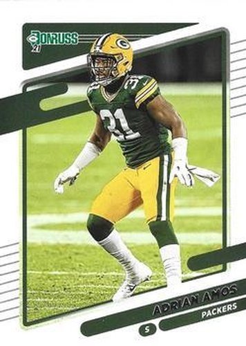 #162 Adrian Amos - Green Bay Packers - 2021 Donruss Football