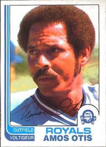 #162 Amos Otis - Kansas City Royals - 1982 O-Pee-Chee Baseball