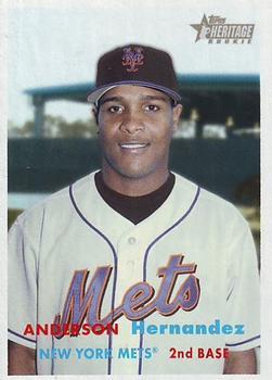 #162 Anderson Hernandez - New York Mets - 2006 Topps Heritage Baseball