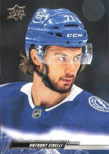 #162 Anthony Cirelli - Tampa Bay Lightning - 2022-23 Upper Deck Hockey