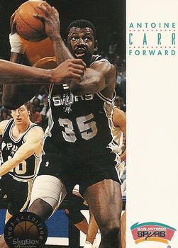 #162 Antoine Carr - San Antonio Spurs - 1993-94 SkyBox Premium Basketball