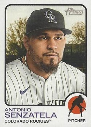 #162 Antonio Senzatela - Colorado Rockies - 2022 Topps Heritage Baseball