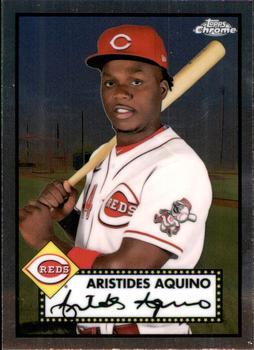 #162 Aristides Aquino - Cincinnati Reds - 2021 Topps Chrome Platinum Anniversary Baseball