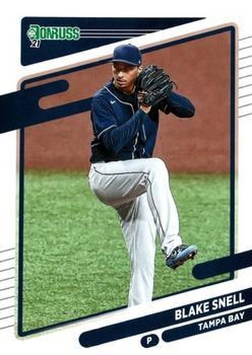 #162 Blake Snell - Tampa Bay Rays - 2021 Donruss Baseball