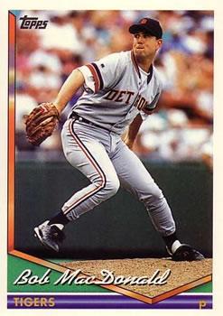 #162 Bob MacDonald - Detroit Tigers - 1994 Topps Baseball