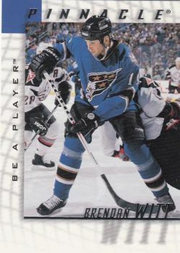 #162 Brendan Witt - Washington Capitals - 1997-98 Pinnacle Be a Player Hockey