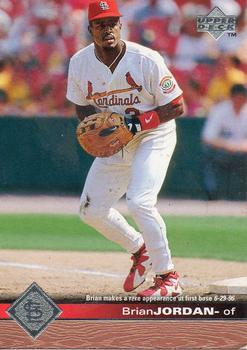 #162 Brian Jordan - St. Louis Cardinals - 1997 Upper Deck Baseball