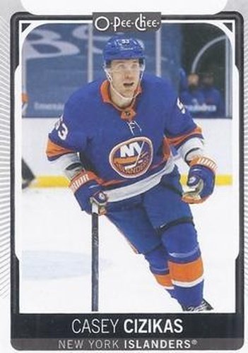 #162 Casey Cizikas - New York Islanders - 2021-22 O-Pee-Chee Hockey