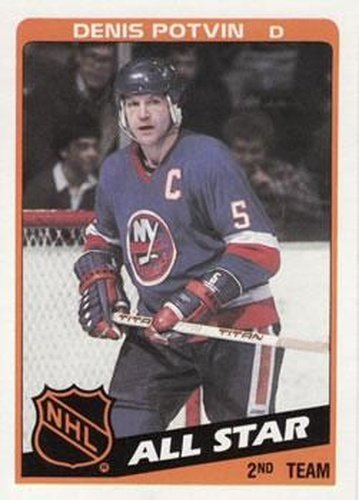 #162 Denis Potvin - New York Islanders - 1984-85 Topps Hockey