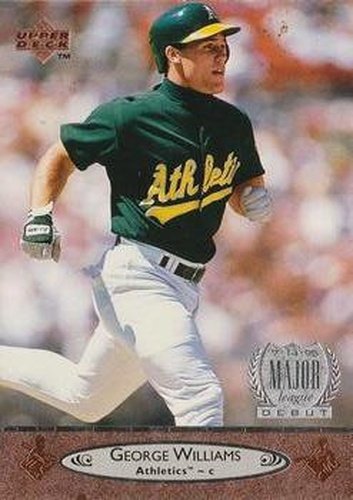 #162 George Williams - Oakland Athletics - 1996 Upper Deck Baseball