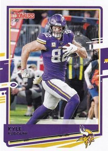 #162 Kyle Rudolph - Minnesota Vikings - 2020 Donruss Football
