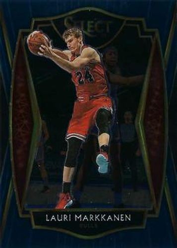 #162 Lauri Markkanen - Chicago Bulls - 2020-21 Panini Select Basketball