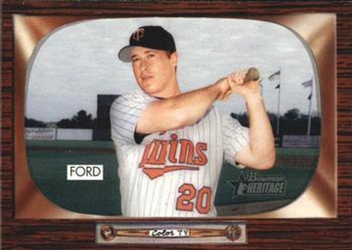 #162 Lew Ford - Minnesota Twins - 2004 Bowman Heritage Baseball