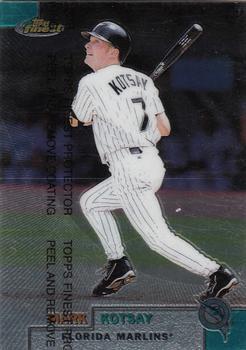 #162 Mark Kotsay - Florida Marlins - 1999 Finest Baseball