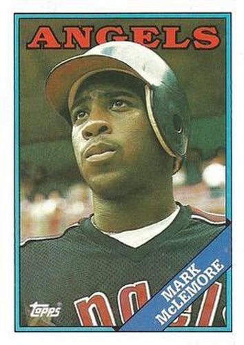#162 Mark McLemore - California Angels - 1988 Topps Baseball