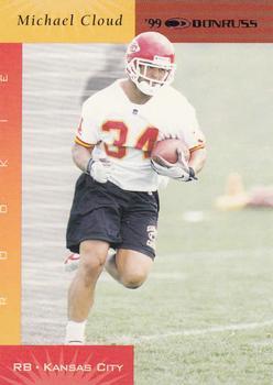 #162 Michael Cloud - Kansas City Chiefs - 1999 Donruss Football