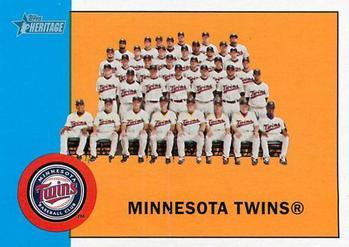 #162 Minnesota Twins - Minnesota Twins - 2012 Topps Heritage Baseball